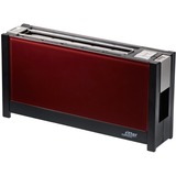 ritter Langschlitz-Toaster volcano 5 rot/schwarz, 950 Watt, für 2 Scheiben Toast