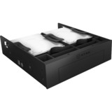 ICY BOX IB-5251, Einbaurahmen schwarz