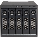 ICY BOX IB-555SSK, Wechselrahmen schwarz