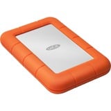 LaCie Rugged Mini 5 TB, Externe Festplatte silber/orange, Micro-USB-B 3.2 Gen 1 (5 Gbit/s)