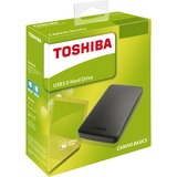 Toshiba Canvio Basics USB-C 4 TB, Externe Festplatte schwarz, Micro-USB-B 3.2 Gen 1 (5 Gbit/s)