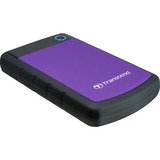 Transcend StoreJet 25H3P 2 TB, Externe Festplatte violett/schwarz, Micro-USB-B 3.2 (Gen 1)