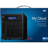 WD 16TB My Cloud EX4100, NAS schwarz, vier HDD-Slots, WDBWZE0160KBK