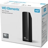 WD Elements Desktop 12 TB, Externe Festplatte schwarz, Micro-USB-B 3.2 Gen 1 (5 Gbit/s)