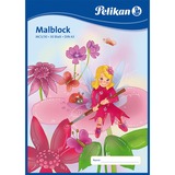 Pelikan Malblock DIN A4 – 5 Blöcke à 100 Blatt, Chlorfrei, 70 G/m², Für Kunst & Schule