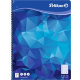 Pelikan Spiralblock liniert 27 A4, College Block blau, 80 Blatt