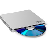 HLDS GP70NS50 SLIM, externer DVD-Brenner silber, extern, USB 2.0, 5,25"