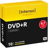 Intenso DVD+R 4,7 GB, DVD-Rohlinge 16fach, 10 Stück
