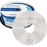 MediaRange BD-R Dual Layer 50 GB, Blu-ray-Rohlinge 6-fach, 25 Stück