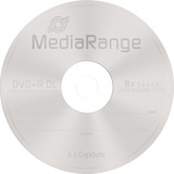MediaRange DVD+R DL 8,5 GB, DVD-Rohlinge 8fach, 10 Stück