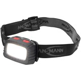 Ansmann Headlight HD200B, LED-Leuchte schwarz/rot