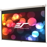 EliteScreens Manual Rollo, Rolloleinwand weiß, 84", 16:9, Vorlauf, MaxWhite