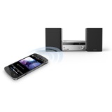 Grundig CMS 4000, Kompaktanlage silber, Bluetooth, DAB+, CD, FM