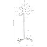 HAGOR Braclabs-Stand Mobile, Standsystem schwarz, Mobil