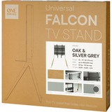 One for all Falcon Universal TV Stand, Halterung hellgrau