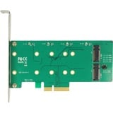 DeLOCK PCIe x1 > 2 x M.2 Key B, Serial ATA-Controller 