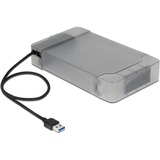 DeLOCK USB 3.2 Gen 1 Konverter, USB-A Stecker > SATA 22 Pin Stecker schwarz, 45cm, mit 3,5" Schutzhülle