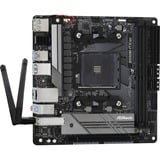 ASRock B550M-ITX/ac, Mainboard schwarz/grau