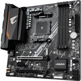 GIGABYTE B550M AORUS ELITE, Mainboard schwarz/grau