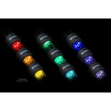 Alphacool Aurora HardTube LED Ring 13mm Deep Black - RGB, LED-Streifen schwarz, für HardTubes mit 13 mm Außendurchmesser
