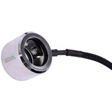 Alphacool Aurora HardTube LED Ring 16mm Chrome - UV, LED-Streifen chrom
