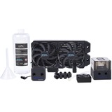 Alphacool Eissturm Hurricane Copper 45 2x140mm, Wasserkühlung schwarz