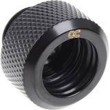 Alphacool Eiszapfen 13mm HardTube Anschraubtülle G1/4, Schrauben-Set schwarz, für Acryl- Messingrohre, 6 Stück