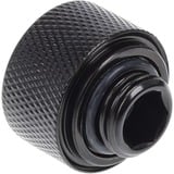 Alphacool Eiszapfen 16mm HardTube Anschraubtülle G1/4, Schrauben-Set schwarz, für Acryl- Messingrohre, 6 Stück