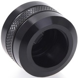 Alphacool Eiszapfen PRO 16mm HardTube Fitting G1/4 - Deep Black Sixpack, Verbindung schwarz, 6 Stück