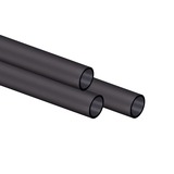 Corsair XT Hardline Satin 12 mm, Rohr schwarz (matt), 3x 12 mm Tube mit 1 Meter Länge, satiniert