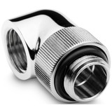 EKWB EK-AF Classic Angled 90° - Nickel, Verbindung silber
