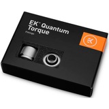 EKWB EK-Quantum Torque 6-Pack STC 10/13 - Satin Titanium, Verbindung silber, 6er Pack