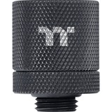 Thermaltake Pacific RGB Plus TT Premium Edition G1/4 PETG Tube 16mm OD 12mm ID Fitting, Verbindung schwarz, 6 Pack Fittings