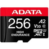ADATA High Endurance 256 GB microSDXC, Speicherkarte UHS-I U3, Class 10, V30, A2