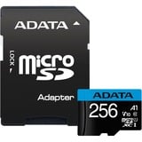 ADATA Premier 256 GB microSDXC, Speicherkarte UHS-I U1, Class 10, V10, A1