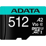 ADATA Premier Pro 512 GB microSDXC, Speicherkarte UHS-I U3, Class 10, V30, A2