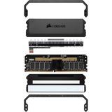 Corsair DIMM 16 GB DDR4-3200 (2x 8 GB) Dual-Kit, für AMD Optimiert , Arbeitsspeicher schwarz, CMT16GX4M2Z3200C16, Dominator Platinum RGB, INTEL XMP