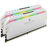 Corsair DIMM 16 GB DDR4-3600 (2x 8 GB) Dual-Kit, Arbeitsspeicher weiß, CMT16GX4M2C3600C18W, Dominator Platinum RGB, INTEL XMP