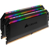 Corsair DIMM 32 GB DDR4-4000 (2x 16 GB) Dual-Kit, Arbeitsspeicher schwarz, CMT32GX4M2K4000C19, Dominator Platinum RGB, INTEL XMP