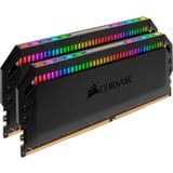 Corsair DIMM 64 GB DDR4-3600 (2x 32 GB) Dual-Kit, Arbeitsspeicher schwarz, CMT64GX4M2C3600C18, Dominator Platinum RGB, INTEL XMP