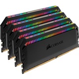 Corsair DIMM 64 GB DDR4-3600 (4x 16 GB) Quad-Kit, Arbeitsspeicher schwarz, CMT64GX4M4Z3600C16, Dominator Platinum RGB, INTEL XMP