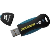 Corsair Flash Voyager 128 GB, USB-Stick schwarz/blau, USB-A 3.2 Gen 1