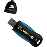 Corsair Flash Voyager 256 GB, USB-Stick schwarz/blau, USB-A 3.2 Gen 1