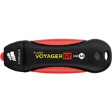 Corsair Flash Voyager GT 256 GB, USB-Stick schwarz/rot, USB-A 3.2 Gen 1