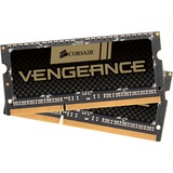 Corsair SO-DIMM 64 GB DDR4-2666 Kit, Arbeitsspeicher schwarz, CMSX64GX4M2A2666C18, Vengeance