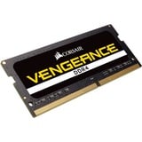 Corsair SO-DIMM 8 GB DDR4-2666  , Arbeitsspeicher schwarz, CMSX8GX4M1A2666C18, Vengeance