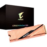 GIGABYTE AORUS NVMe Gen4 500 GB, SSD kupfer, PCIe 4.0 x4, NVMe 1.3, M.2 2280