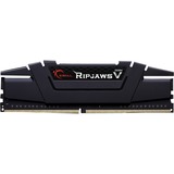 G.Skill DIMM 16GB DDR4-3200 Kit, Arbeitsspeicher schwarz, F4-3200C16D-16GVKB, Ripjaws V, XMP