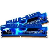 G.Skill DIMM 16 GB DDR3-2400 Kit, Arbeitsspeicher F3-2400C11D-16GXM, RipjawsX, XMP