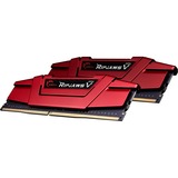 G.Skill DIMM 16 GB DDR4-3600 Kit, Arbeitsspeicher rot, F4-3600C19D-16GVRB, Ripjaws V, XMP